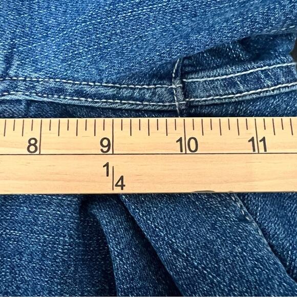 NYDJ Comfort Athleisure Plain Pocket Denim Clam Diggers Capris | Women’s Size 8 - Picture 8 of 10